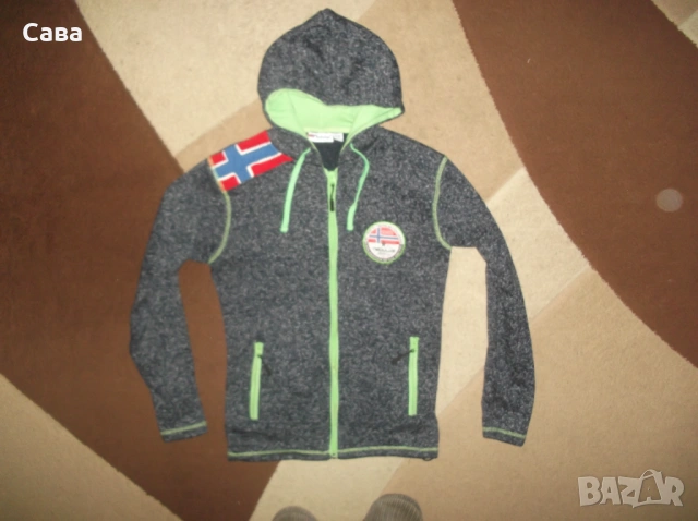 Термогорнище и суичър NEBULUS  мъжки,С  /черно,син меланж/, снимка 9 - Спортни дрехи, екипи - 49339609