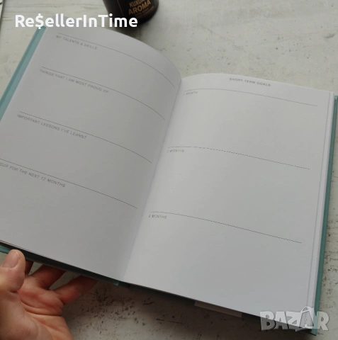 Планер Goal Setter  Journal в синьо , снимка 5 - Ученически пособия, канцеларски материали - 53350457