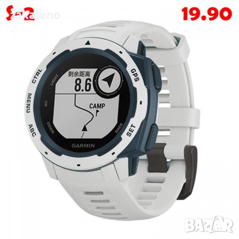 Силиконова каишка верижка Garmin Vivoactive HR Sport Instinct, снимка 8 - Каишки за часовници - 37937209