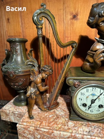 Каминен часовник , снимка 14 - Антикварни и старинни предмети - 54246649
