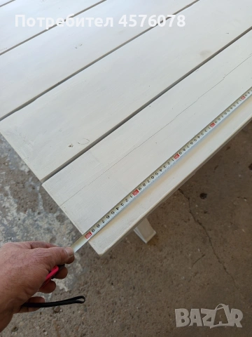 масивна дървена маса в много добро състояние, снимка 4 - Маси - 54244175