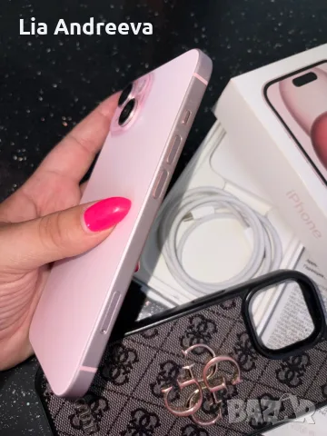 Iphone 15, 128 GB pink, снимка 5 - Apple iPhone - 55769236