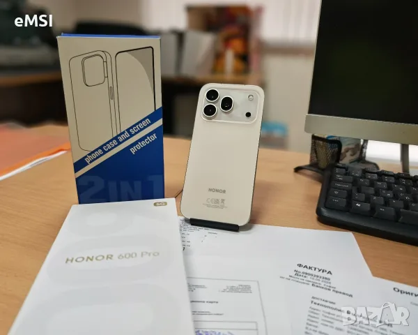 Honor 600 pro golden white - технополис,без куриери