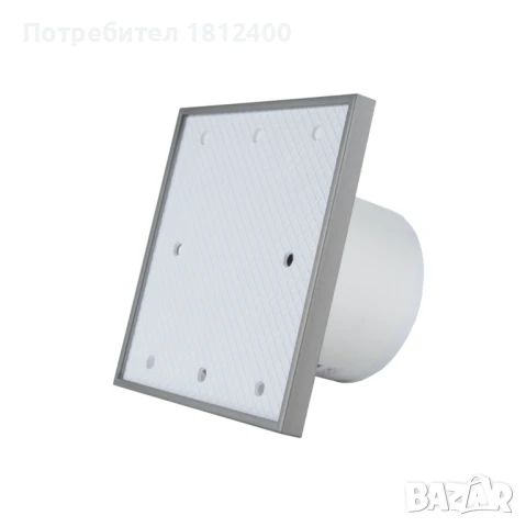 Вентилатор баня MMotors MMP ф100 място за плочка Повишен/Турбо Дебит 105/169м3/ч тих клапа -5%, снимка 4 - Вентилатори - 51387898