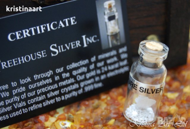 Сребърни люспи-талисман на чистотата, снимка 2 - Арт сувенири - 31530754