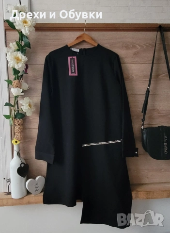официална черна асиметрична туника , снимка 3 - Туники - 49906670