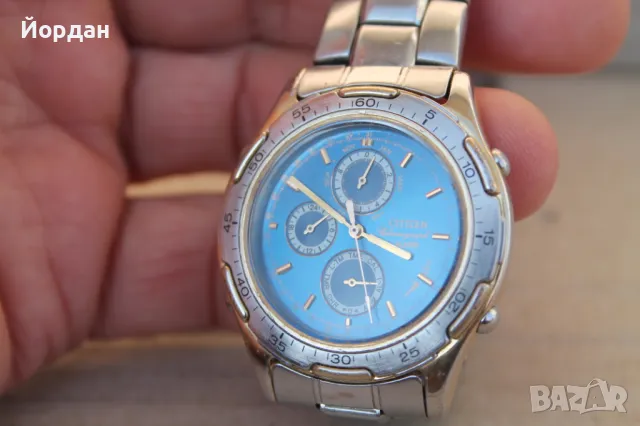 Японски часовник ''Citizen'' хронограф , снимка 2 - Мъжки - 48967632