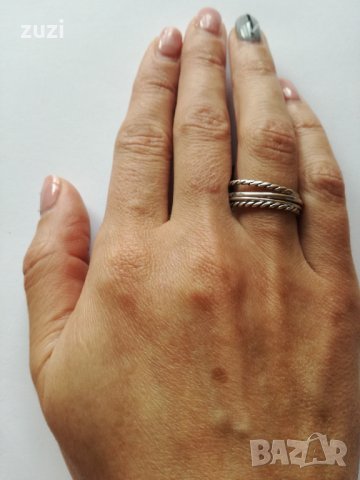 Сребърен пръстен  - 925 сребро, снимка 2 - Пръстени - 30705273