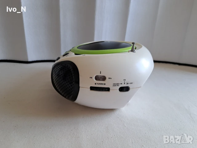 Lenco SCD-38  / FM радио / CD/ MP3/ AUX., снимка 6 - Радиокасетофони, транзистори - 51228949