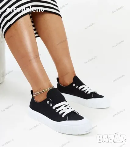 Дамски платнени маратонки Eduard, 6цвята , снимка 14 - Маратонки - 50416847