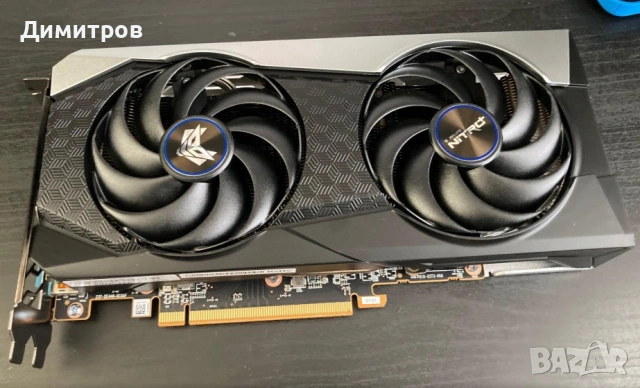 ПРОДАВАМ SAPPHIRE Radeon RX 6600 XT 8GB NITRO+, снимка 2 - Видеокарти - 53901390