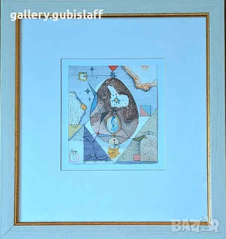 Картина, абстракция, худ. Цв. Казанджиев, 2019 г.
