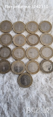 Монета от 1 евро, 1999 г., Франция