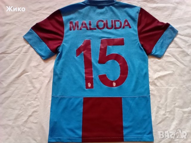 Трабзонспор 2013/14 оригинална футболна тениска NIKE фланелка с номер 15 FLORENT MALOUDA
