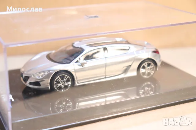 1:43 NOREV PEUGEOT RC HYBRID 4 КОЛИЧКА ИГРАЧКА МОДЕЛ, снимка 13 - Колекции - 49742697