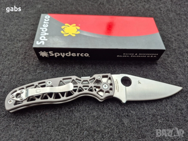 Сгъваем нож Spyderco Edgerati С266, снимка 2 - Ножове - 52213794