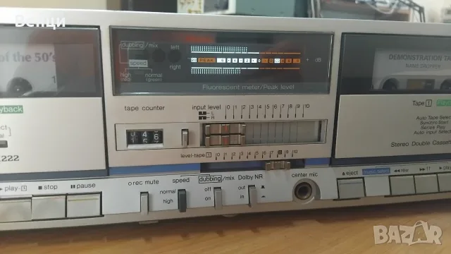 Technics RS-M222 двукасетъчен дек, снимка 2 - Декове - 55786628