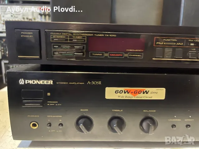 PIONEER A-305R СТЕРЕО УСИЛВАТЕЛ  Pioneer TX 1070 - качествен стерео тунер Made in Japan, снимка 3 - Ресийвъри, усилватели, смесителни пултове - 48382536