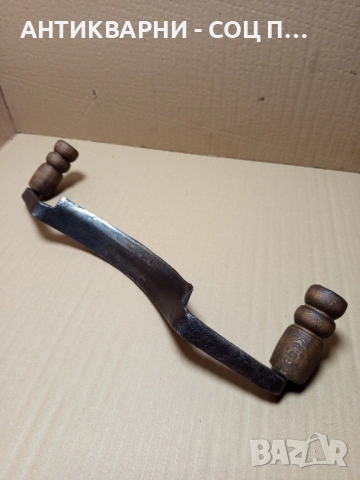 Стар Немски Масивен Голям Дърводелски Рукан., снимка 3 - Антикварни и старинни предмети - 51556711