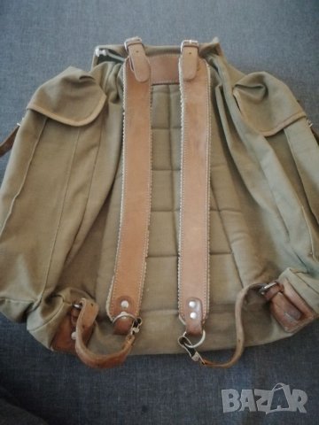 Стара туристическа, бризентова, раница, винтидж. , снимка 10 - Раници - 32157528