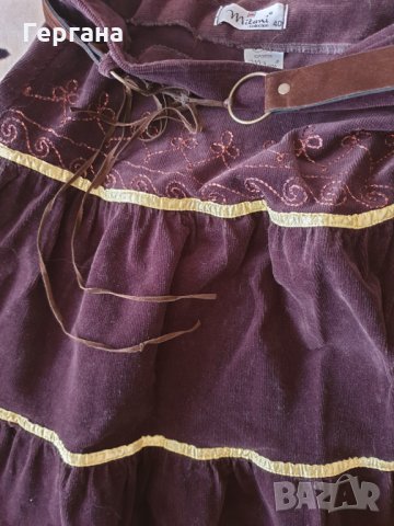 Джинсова пола, снимка 3 - Поли - 32060140