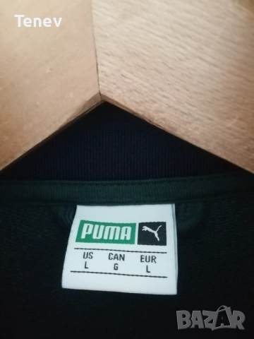 Puma Iconic MCS Ново Оригинално мъжко горнище размер L Green, снимка 5 - Спортни дрехи, екипи - 52897170
