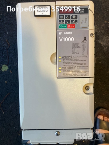 Честотен регулатор(инвертор)Omron Yaskawa V1000 7,5кw/400в.-1бр., снимка 3 - Други машини и части - 51557663