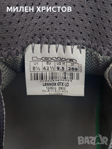 LOWA Lennox Gtx Lo(GoreTex)-№42,5, снимка 14 - Други - 53292450