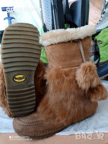 КАТО НОВИ апрески Dockers® Snow Boots original, N- 35 - 36 топли боти, ботуши, 100% естествена кожа,, снимка 12 - Дамски апрески - 39640773