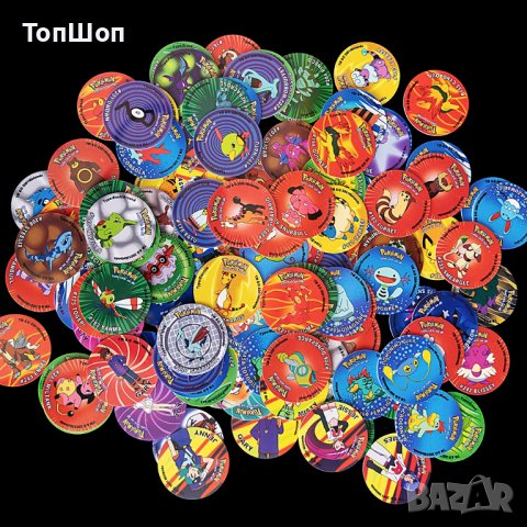 Покемон Тазос 1 Генерация 160бр. / Pokemon Tazos 1 Generation 160pc, снимка 5 - Колекции - 42079850