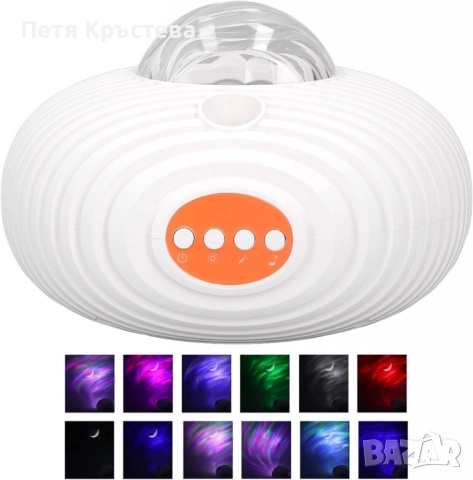 LED проектор нощна лампа Звездно небе с 14 светлини, снимка 2 - Лампиони - 52222139