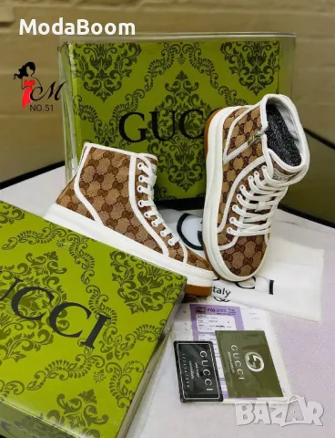 Gucci дамски кецове , снимка 2 - Маратонки - 48834850