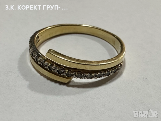 Златен пръстен 14к, 2,78гр, снимка 5 - Пръстени - 52098841