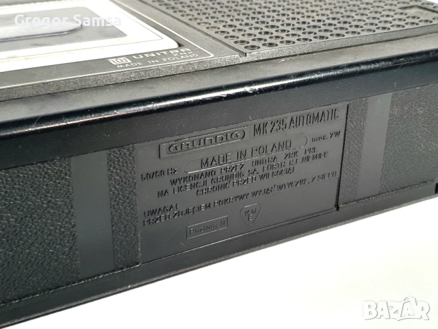 Касетофон GRUNDIG UNITRA MK235 Automatic Грундиг Унитра Буумбокс Ретро Винтидж, снимка 4 - Радиокасетофони, транзистори - 53216245
