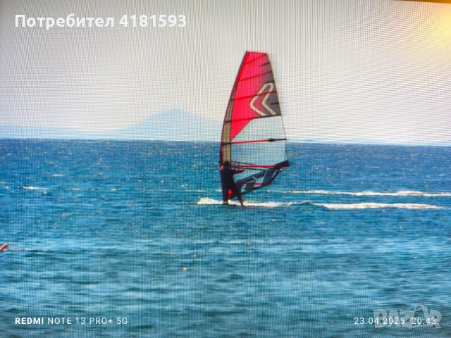 Продавам платно за сърф Северне Overdrive 7.8 мачта 400см 100 карбон, снимка 4 - Водни спортове - 47489849