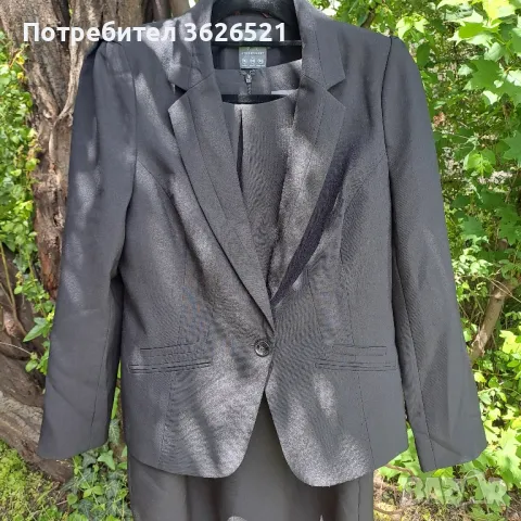 Елегантна костюм от черна рокля и сако Atmosphere, размер 44/UK 16, снимка 18 - Костюми - 39481538