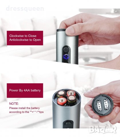 2906 Електрически тирбушон за отваряне на вино, снимка 18 - Други - 34266061