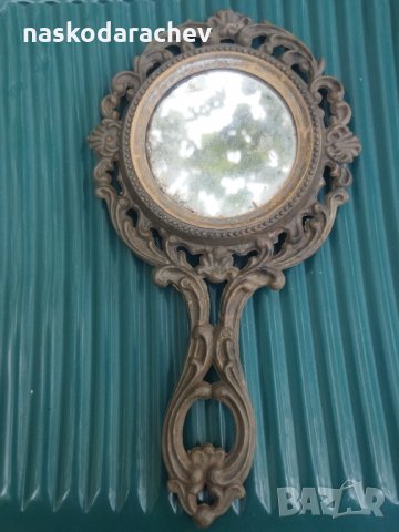 Автентично старо ретро огледало тип "Огледалце, огледалце!", снимка 4 - Антикварни и старинни предмети - 34958351