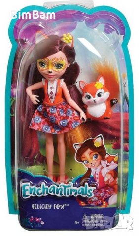 Кукла Enchantimals Felicity Fox  / Енчантималс - Кукла и Лисица