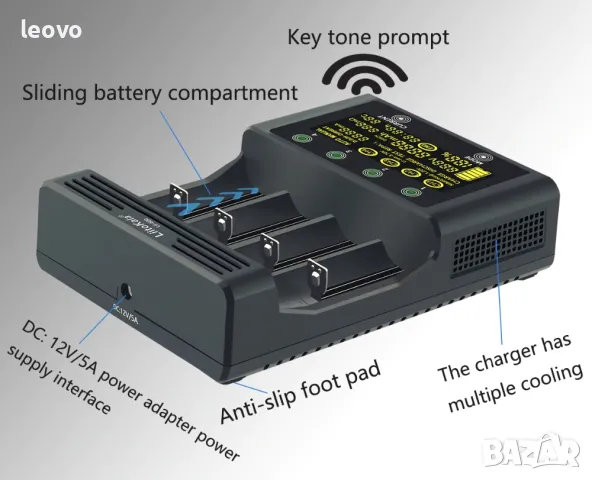 Професионално интелигентно зарядно - LiitoKala Lii-600.  Българско ръководство, снимка 6 - Батерии, зарядни - 50104517