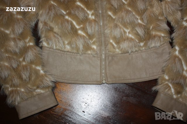ЕСТЕСТВЕНА КОЖА и еко косъм - испанско кожено яке, снимка 4 - Якета - 30846693