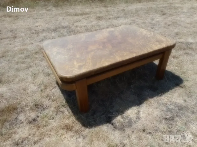 Маса/Холна от гранит и дърво. Внос., снимка 6 - Маси - 48312042