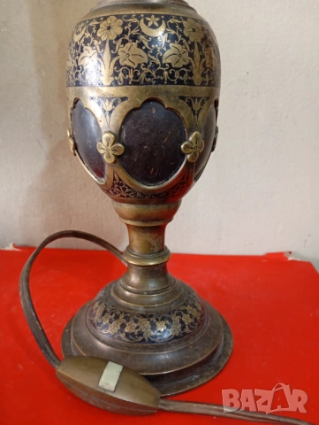 Настолна лампа арт деко, снимка 2 - Настолни лампи - 54146380