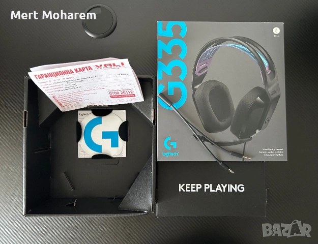 Слушалки Logitech G335 като нови, черни, снимка 4 - Слушалки и портативни колонки - 51456102