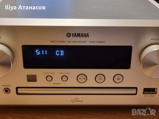 Yamaha CRX N560 Network USB CD аудиосистема с дистанционно и тонколони , снимка 13 - Аудиосистеми - 39657856