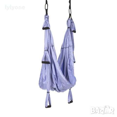 Нов Хамак за въздушна йога, Люлка за йога флай * екстра 2 метра широчина * lyly.one, снимка 3 - Йога - 31964551