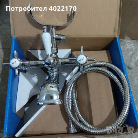 Чисто нова Викторианска смесителна батерия за вана, внос от Англия