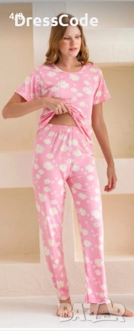 Дамски комплект-Пижама с къс ръкав, снимка 2 - Пижами - 52748273