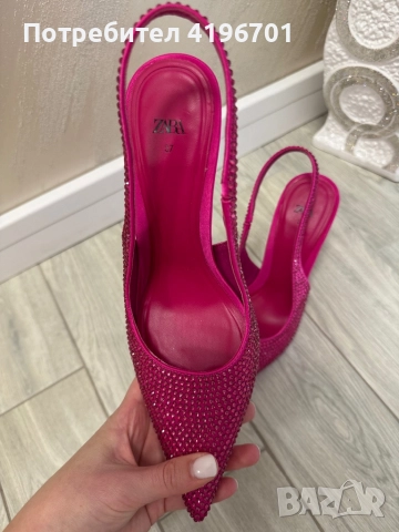 Обувки на висок ток, снимка 3 - Дамски обувки на ток - 51936020