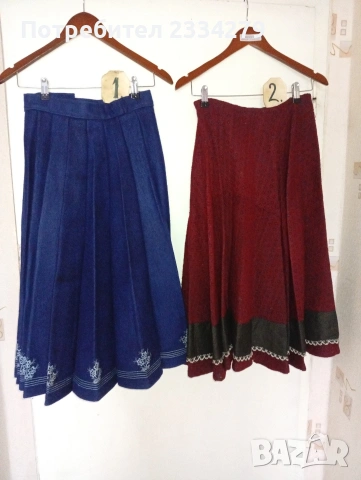 Стари носии от ТРОНСКИЯТ край. Пищимали и бръчник с престилки. , снимка 2 - Антикварни и старинни предмети - 51000435